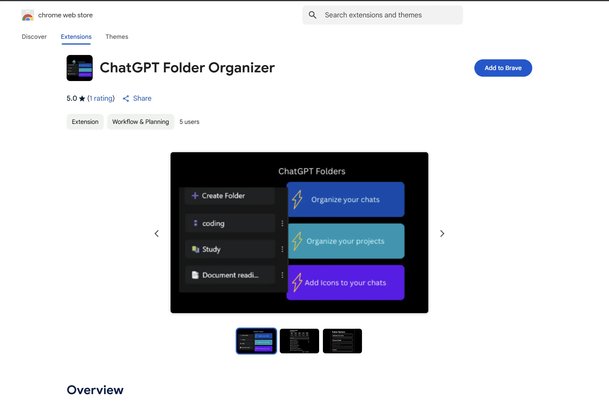 ChatGPT Folder Organizer